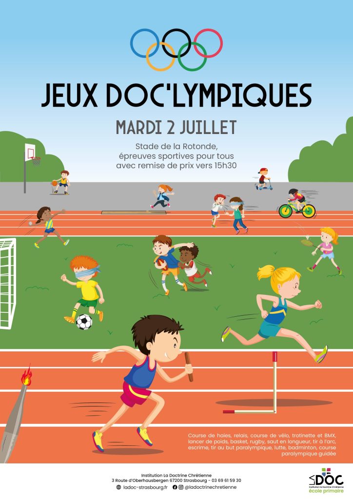 Affiche jeux olympiques primaire